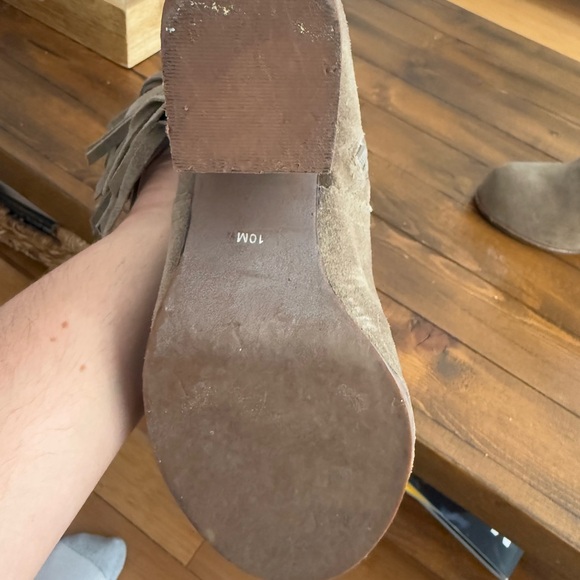 Jeffrey Campbell suede fringe boots - Picture 2 of 3